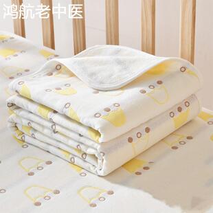 新生的儿宝宝隔尿垫婴儿防水可洗纯棉透气纱布隔夜水洗床专用尿垫