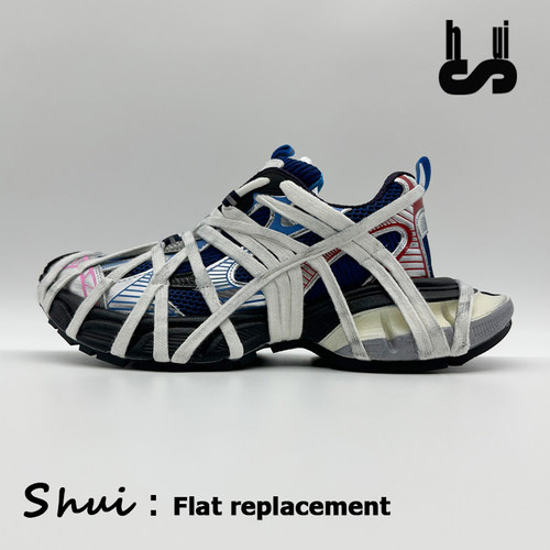 【SHUI】情侣3XL蜘蛛绑带老爹鞋