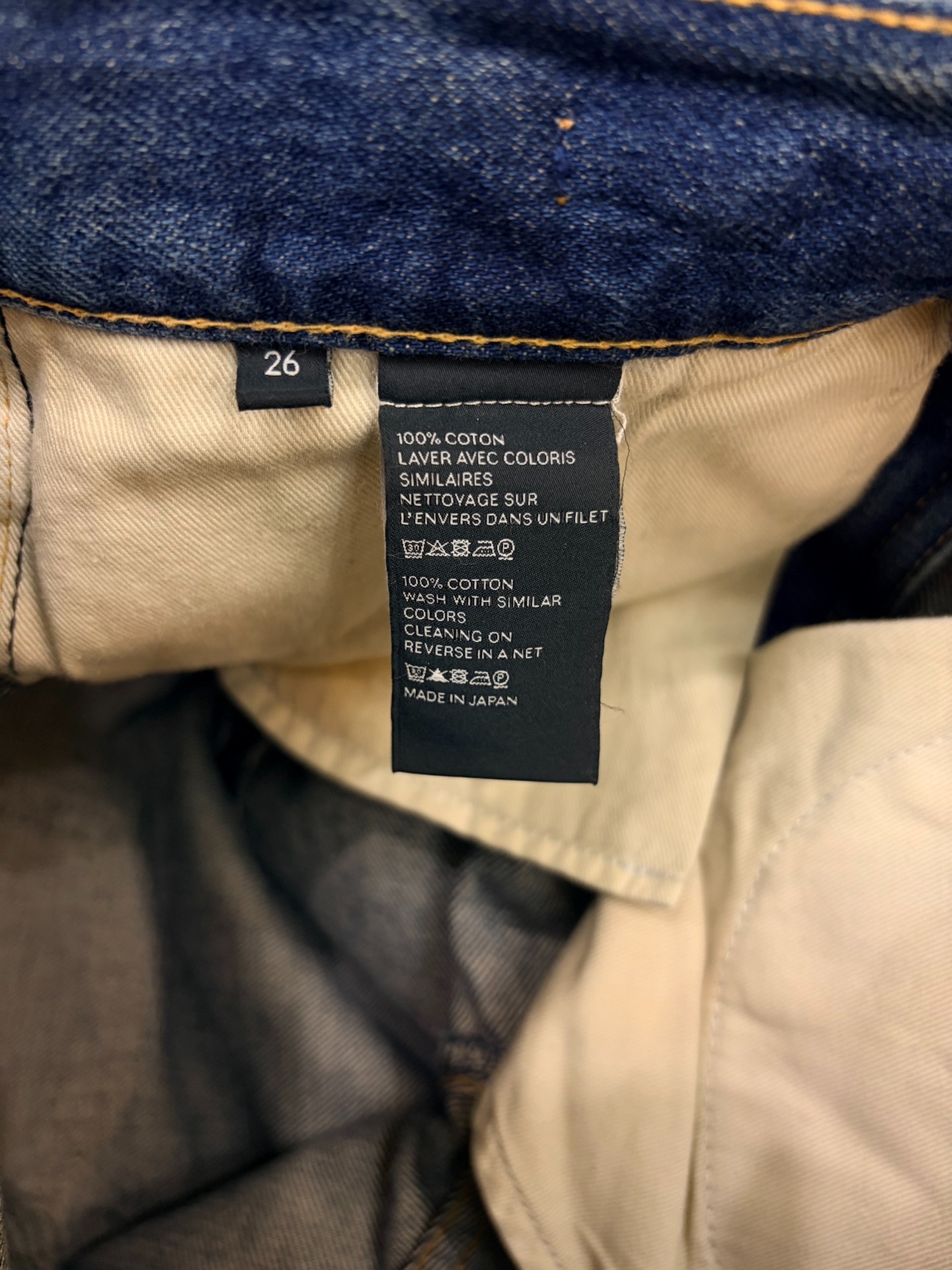 Celine Dylan Blue Micro-Flare Jeans — back