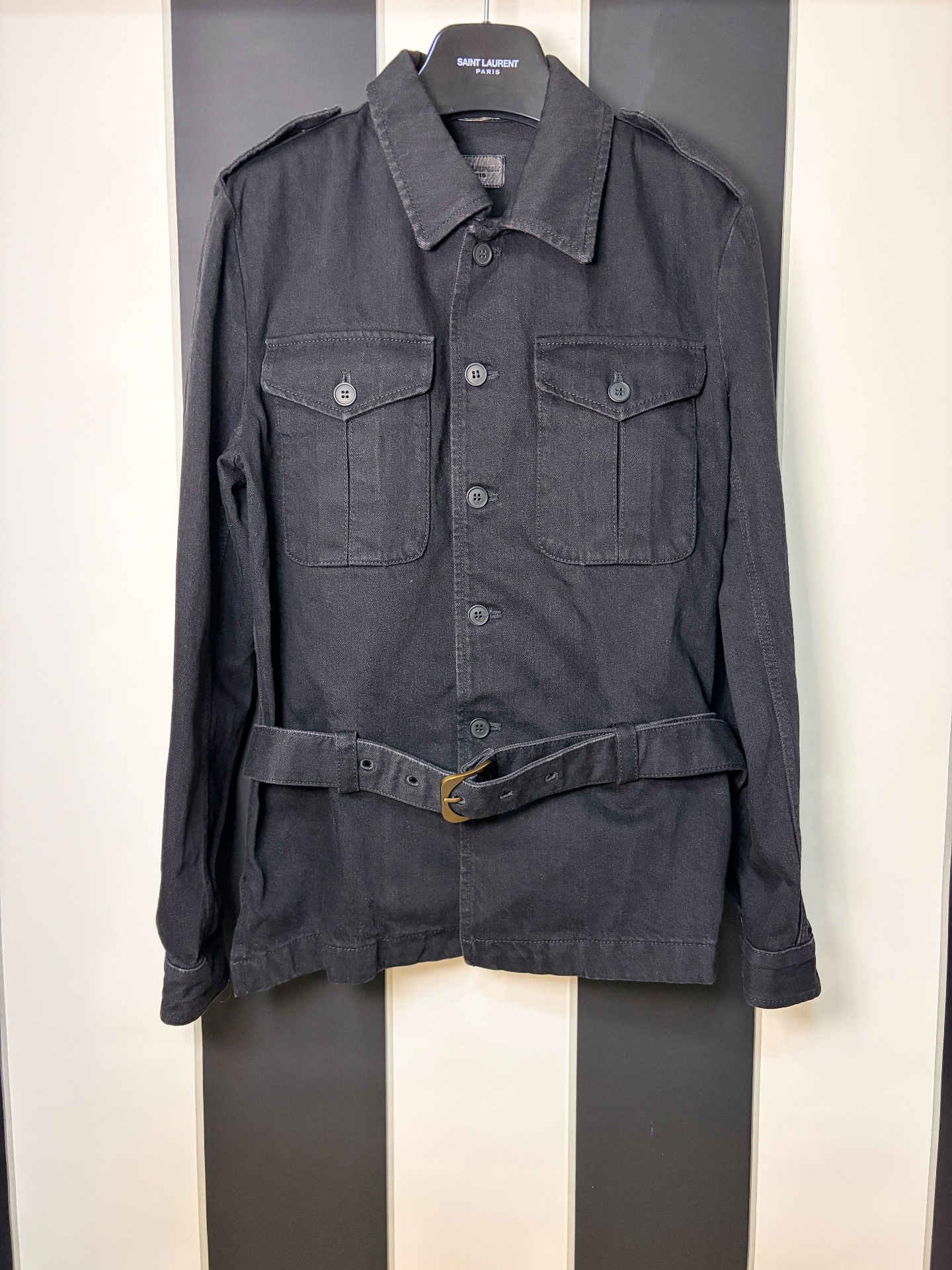 Saint Laurent SLP Dark Denim Jacket