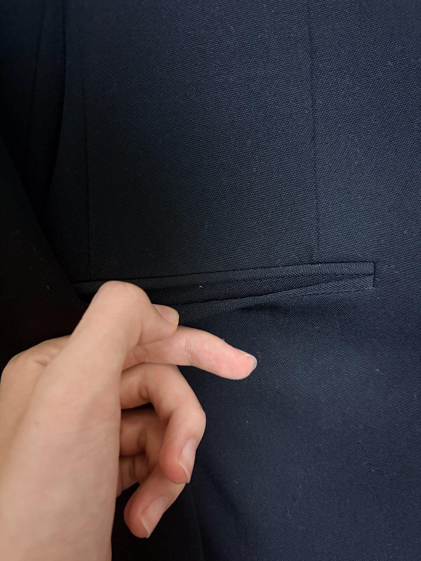 Saint Laurent Diamond Shawl Collar Suit Jacket — label
