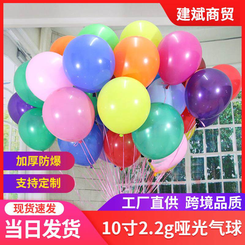 12寸哑光气球加厚宝石红墨绿生日求婚酒吧婚庆店装饰飘空气球