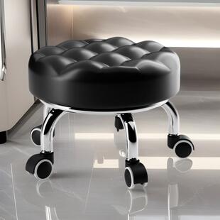 六合一凳子家用美缝凳子旋转擦地矮凳美甲修脚凳滑轮带娃学走路矮