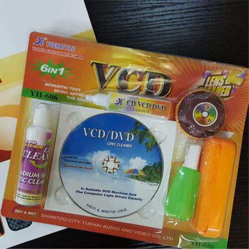 车载汽车cd vcd DVD机光头清洗碟片光碟机磁头激光清洗剂清洁光碟
