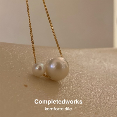 自留推荐 COMPLETEDWORKS 英国天然淡水珍珠编织项链高级锁骨链