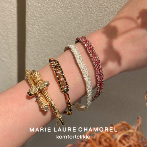 MARIE LAURE CHAMOREL 手链手工编织精致叠加百搭高级感色彩手绳