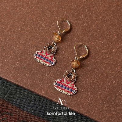 AYALA BAR H2042耳环 Gold Dangling Earrings 手工制作