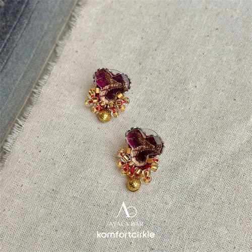 AYALA BAR H2390耳环 Baika Stud Beaded Earrings 手工制作耳饰