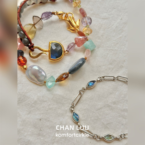 CHAN LUU 天然石串珠手链手工制作复古精致时尚叠搭26春夏新品