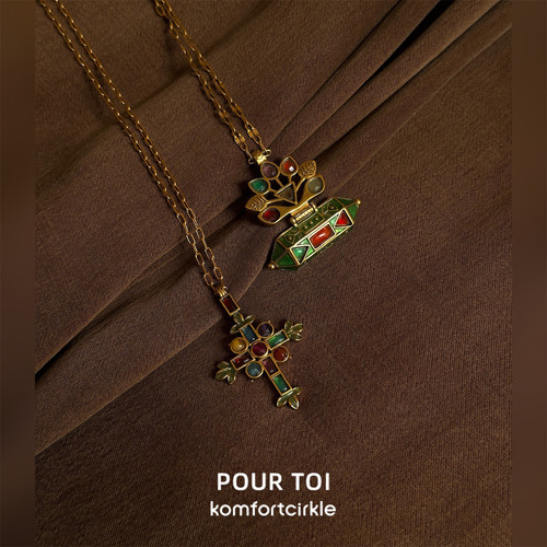 自留主推款 POUR TOI LASSCO26051/LACO24009花叶吊坠项链毛衣链
