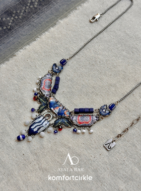 AYALA BAR R3648项链 Casual Glass Necklace 手工制作锁骨链