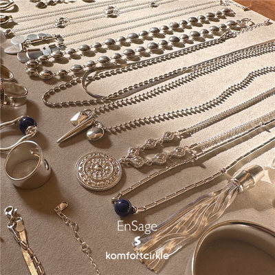 白百何同款 ENSAGE/APT702 925纯银手工制作小众高级质感中性项链