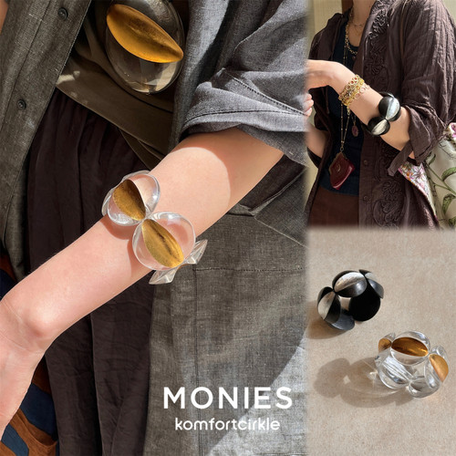 MONIES Dunea bracelet弹力手环丹麦时尚先锋设计师宽边手镯