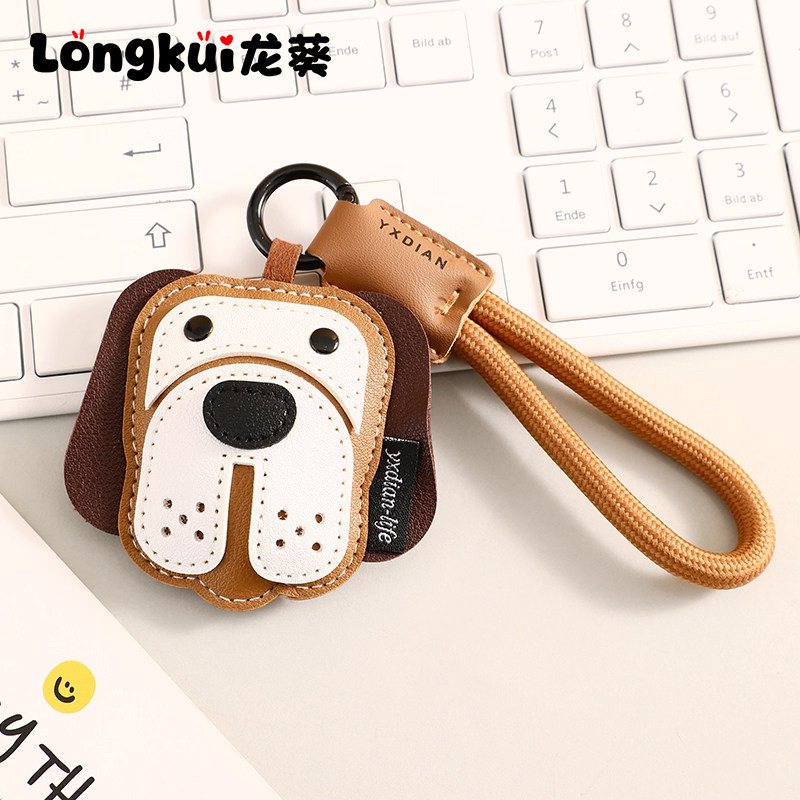 皮质比格犬可爱小狗包包挂件图片