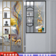新型现代简约轻奢客厅艺术画长虹玻璃屏风入户鞋 柜一体卫生间隔断