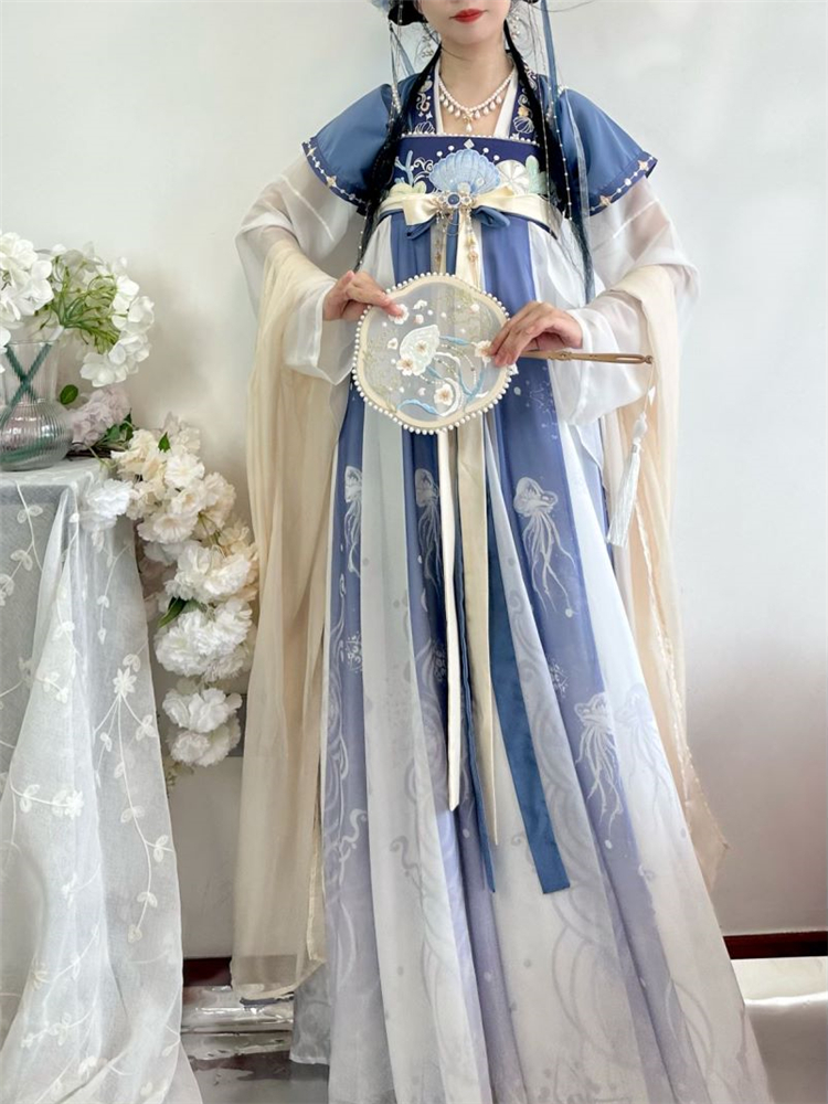 2023新款汉元素齐胸唐制汉服