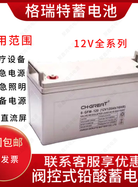 CH.GREAT格瑞特蓄电池FM/GFM/12V18A24A33A55A65A100AH通讯UPSEPS
