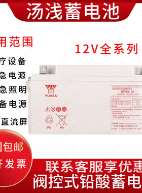 汤浅蓄电池NP100-12 12V100AH12V65AH12V120AH38AH24AH150AH200AH
