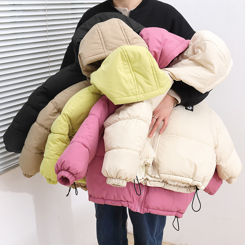 儿童加绒羽绒棉服冬装外套