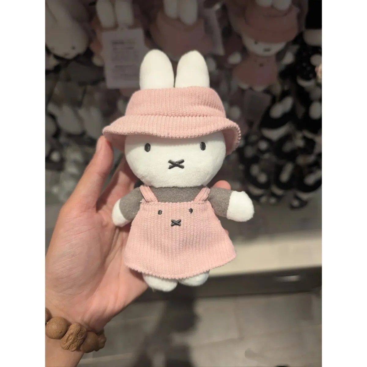 日系可爱miffy米菲展会限定布艺毛绒玩偶配件