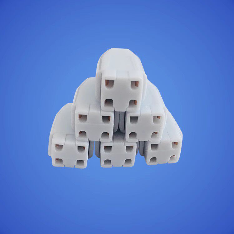 g10q水处理灯管灯座单端四针4孔陶瓷uv灯座光氧管带线紫外线灯座