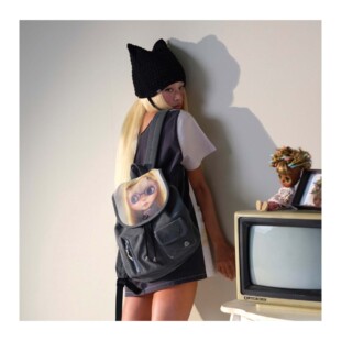 若若韩代正品直邮coyseio早春新款可爱卡通娃娃双肩包背包书包女