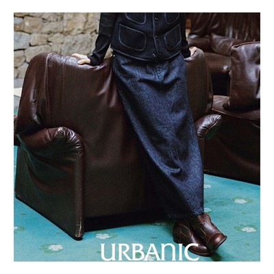 若若韩代正品直邮urbanic30秋冬日本产牛仔半身裙长款热销榜女