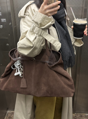 若若韩代正品直邮lowclassic大号单肩包牛皮包麂皮包羊皮包腋下包