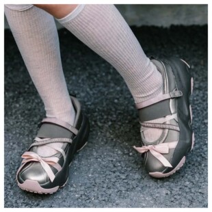 若若韩代正品 百搭蝴蝶结厚底缎带女玛丽珍 直邮rockfish26春时尚