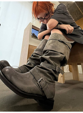 【咨询有惊喜】韩代正品直邮Negativethree长靴骑士靴高筒靴ins