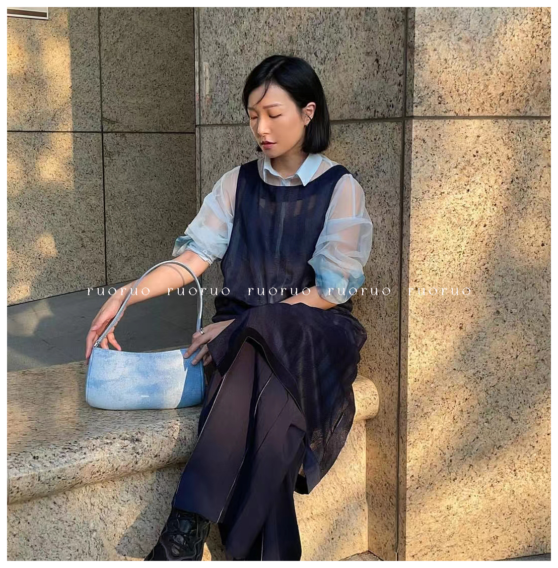 【有购买凭证】若若韩国正品代购standoil时尚单肩手提腋下包