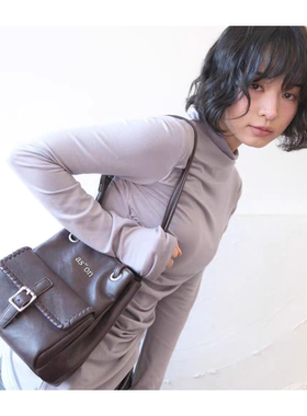 若若韩代正品直邮ason新款单肩斜挎PU磁吸休闲腋下包通勤百搭女