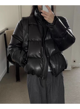 若若韩代正品直邮nothingwritten25秋冬lambskin羊皮鹅绒羽绒服女