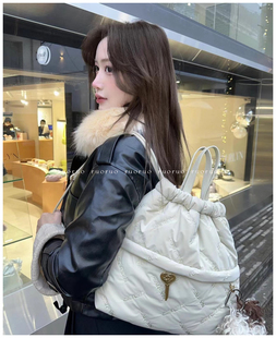 【有购买凭证】若若韩国正品代购carlyn时尚手提双肩包背包ins风