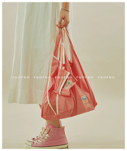 【有购买凭证】若若韩国正品代购ffroi环保便携购物袋单肩手提包