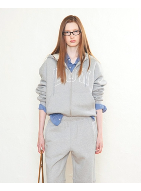 若若韩代正品直邮lowclassic连帽字母卫衣休闲裤套装内搭打底女