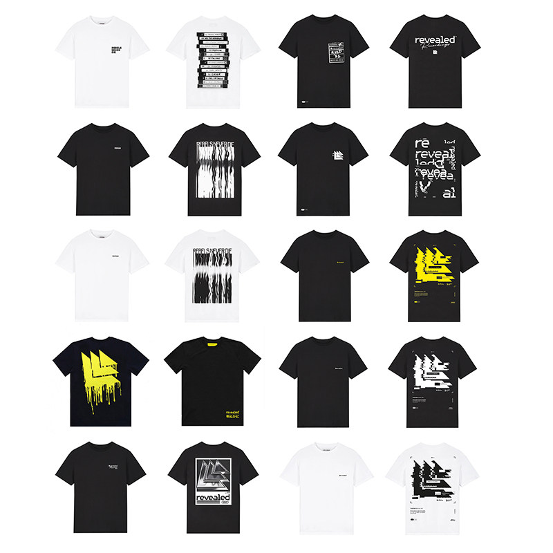 revealed哈德威尔hardwell 周边厂牌短袖百大dj电音蹦迪衣服t恤男