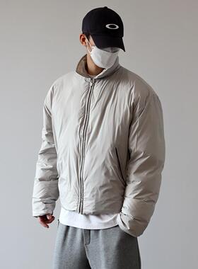 Sigbreak日系冬季三防白鸭绒短款羽绒服cleanfit宽松廓形外套男潮