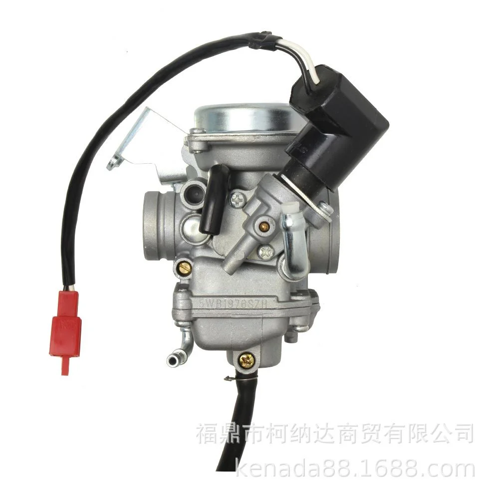 化油器国三适用于 鬼火100车玩花架巧格丽鹰雅马哈双油门线踏板车