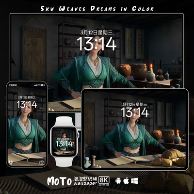 8K壁纸 慕沛灵-01凡人修仙二次元传甜酷iPhone电脑手机iPad壁纸