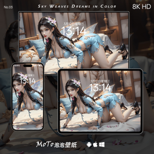 手机平板电脑手表壁纸 8K超清壁纸斗破苍穹动漫二次元 云韵