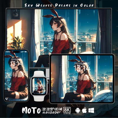 8K壁纸 | 安柏-02原神游戏动漫iPhone手机平板iPad电脑Mac壁纸