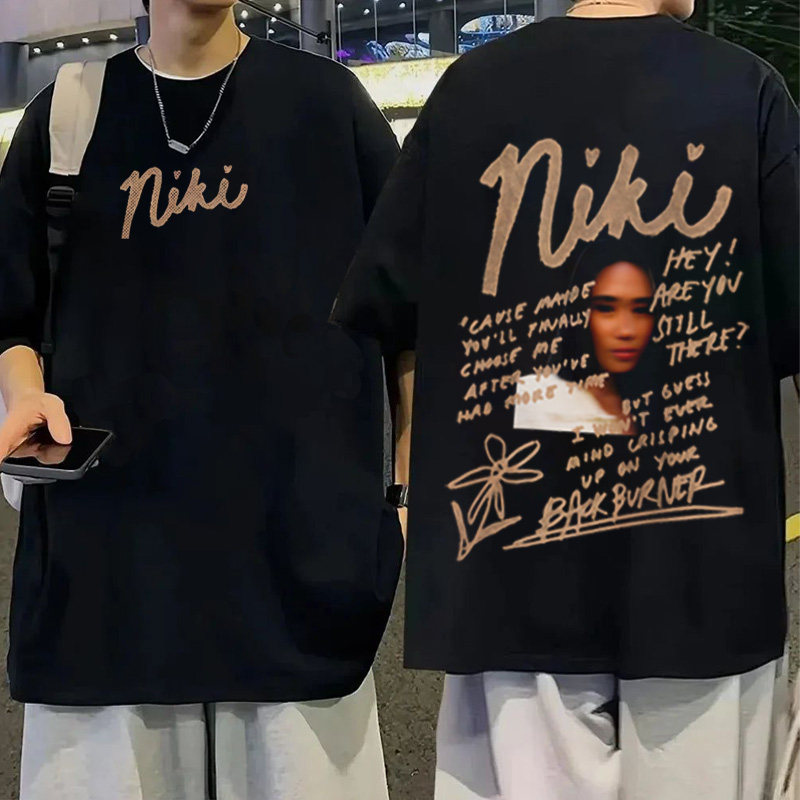 CLFC Nicole Zefanya妮基niki印尼R&B美式Rvintage水洗复古长短袖