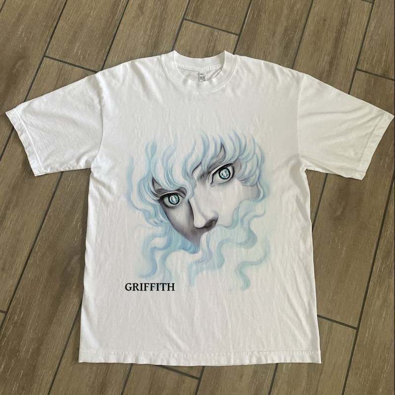 CLFC Remake剑风传奇Griffith格里菲斯脸部男女青年儿童长袖短袖T