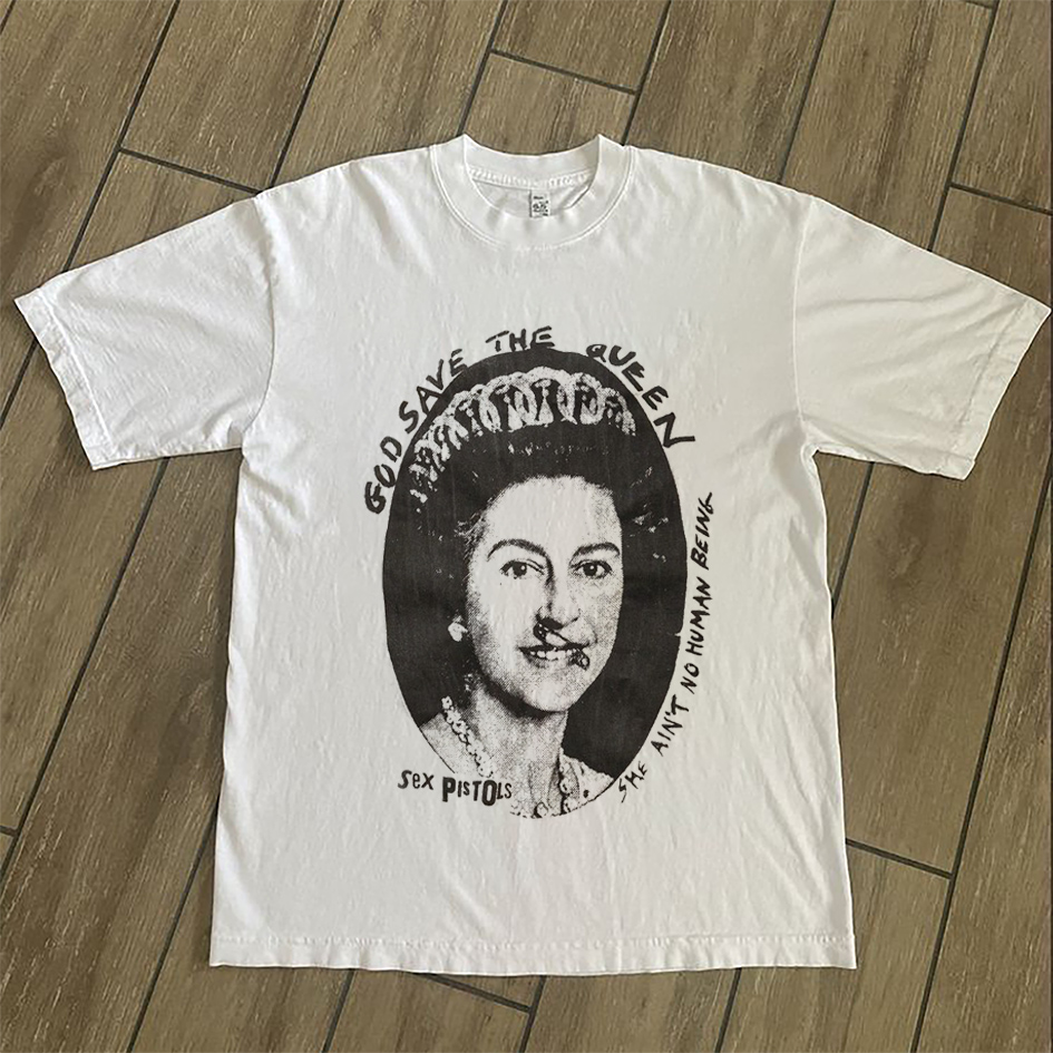 CLFC Sex Pistols性手枪乐队朋克摇滚乐队经典皇后长袖短袖T恤潮