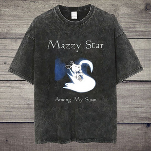Among Star Swan T直喷VTG CLFC TE迷星欧美民谣摇滚短袖 Mazzy