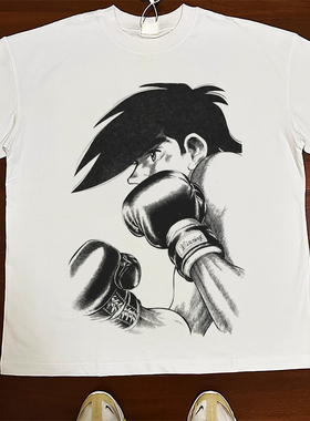 CLFC 明日之丈格斗热血动漫Tomorrow's Joe Tee长袖短袖T百搭纯棉