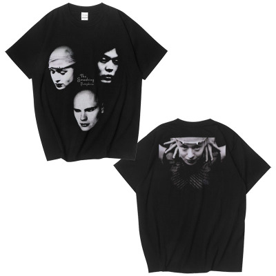 CLFC Smashing Pumpkins碎南瓜乐队成员宽松圆领短袖长袖纯棉t恤