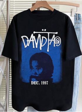 CLFC David Zee Tao陶吉吉演唱会短袖青年周边应援T恤男女VTG潮牌