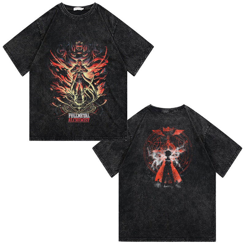 CLFC Fullmetal Alchemist钢之炼金术师短袖T恤男女重磅纯棉长袖T